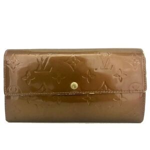 Louis Vuitton Monogram Vernis  Sarah Long Bifold Wallet /U3042. TH0033